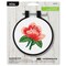 Bucilla Stamped Embroidery Kit W/3" Plastic Hoop-Blooming Rose